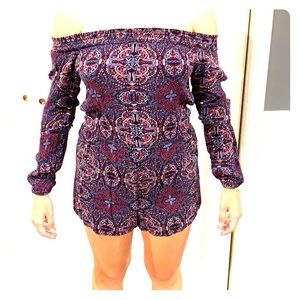 Patterned Romper